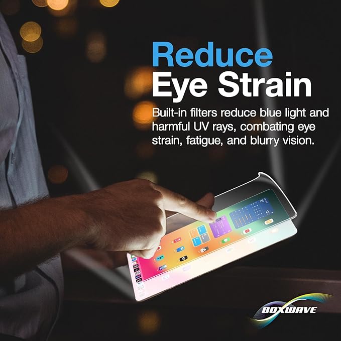 BoxWave Screen Protector Compatible With Skylight Calendar (15 inch) - ClearTouch Crystal Anti-UV EyeCare (2-Pack), Filters out Harmful Blue Light Reduce Fatigue