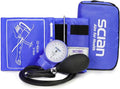 Scian Sphygmomanometer - Blood Pressure Cuff Manual with D-Ring Universal Cuff 10-16", Come with Carrying Bag for Nurse Doctor Senior Adult(Blue, Stethoscope Not Included)
