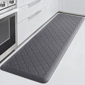 4/5 Inch Thick Anti-Fatigue Kitchen Mat Water Resistant Non-Slip Kitchen Floor Mat Ergonomic Comfort Standing Mat for Home Kitchen Office Laundry 17.3"x 60" Grey