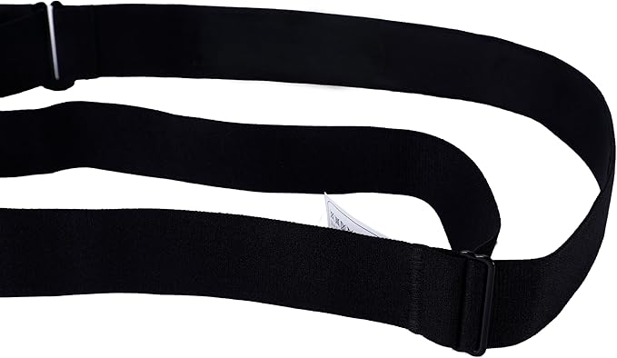 Heart Rate Monitor Chest Strap Compatible with Polar H10 H9 H7 H1 Wahoo Tickr Garmin HRM CooSpo,Black