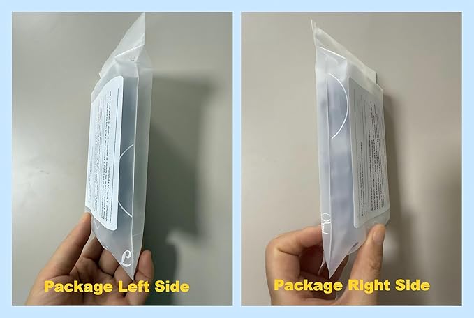 See-Through Safety Goggles Pack of 2, Transparent Safety Glasses for Tanning Use, and Half-clear Eye Protection, 2 Separate Storage Cases Included