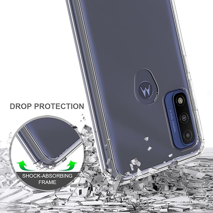 AquaFlex Phone Case Compatible with Moto G Power 2022 Slim Design Full Body Reinforced Corners Shockproof Drop Protection Union Jack British Flag