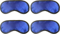 Dream Essentials Snooz Sleep Mask; Silky Soft Satin Travel, Value mask (Royal Blue, 4)