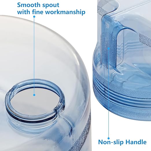 1 Gallon /4L Distiller Water Container,Replacement Distilled Water Distillers for Home Teeth Beauty Plastic Carafe Replacement Bottle for Countertop Water Distiller Filter (1)