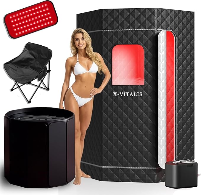 Portable Steam Sauna Tent for Home 3L Infrared Sauna for Indoor, Outdoor, Gym, Spa