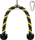 Deluxe Tricep Rope Pull Down Cable, 27 & 36 Inch Rope Length, Easy to Grip & Non-Slip Cable Attachment for Gym Workout Exercise