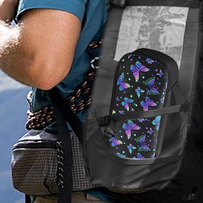 Butterfly Insulin Cooler Travel Case Insulated Diabetic Bag with Top Handle Medication Cooler Bag for Insulin Pens and Blood Glucose Monitor Supplies Easy to Use