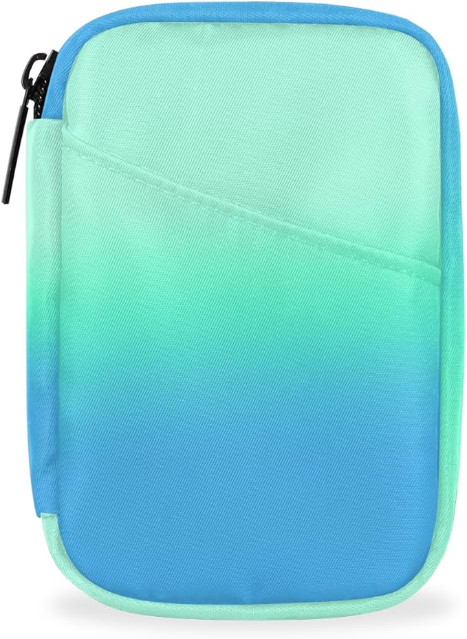 Weekly Travel Pill Organizer Case for Purse with Removable 7 Day Box Portable Compact Size Pill Box Fashionable Pill Container for Medicine Vitamin Supplement Teal Blue