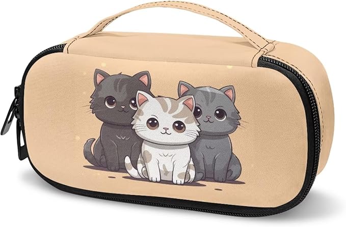 Cat Family Insulin Cooler Travel Case Diabetic Medication Organizer Medical Cooler Bag Waterproof and Insulation Liner