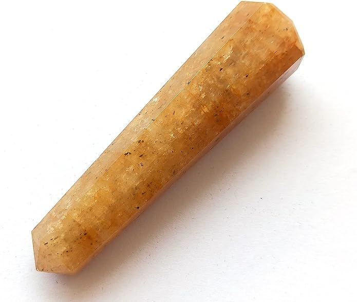 WholesaleGemShop 3 Inch Gemstones Obelisk Tower Jumbo Facet Aura Rock Crystal Natural Polished Earth Wand Spirit