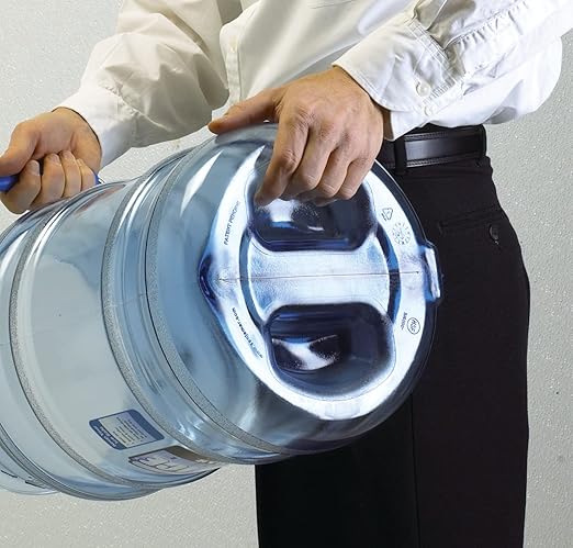 San Jamar Saf-T-Ice Ice Tote with Ice Machine Hanger for Bars, Restaurants, Kitchens, And Fast Food, Polycarbonate, 6 Gallons, Blue, (Pack of 2)