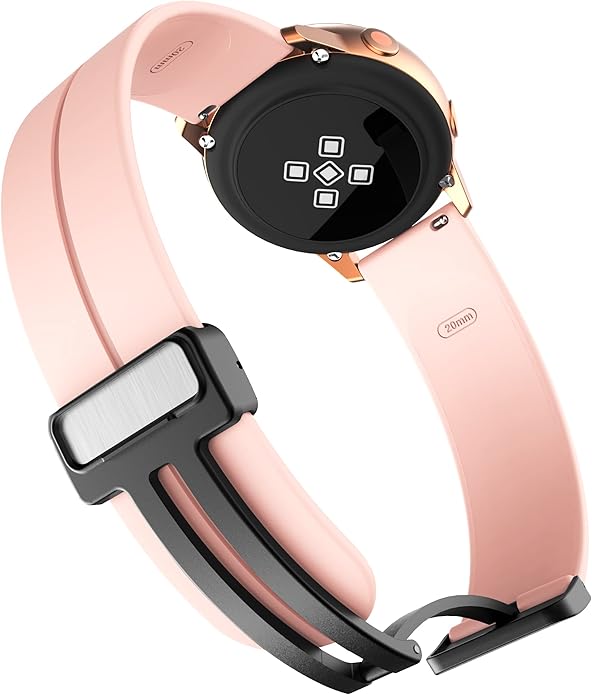 Lamshaw Compatible with Spade & Co Health Smartwatch 4 bands, Soft Silicone Sport Wristband Replacement Straps Compatible with Spade & Co Health Smartwatch 4 1.85 Inches