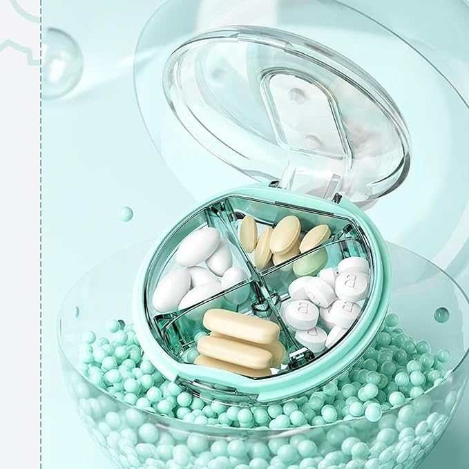 Weekly 7 Day Pill Organizer, Travel Pill Box, Pill case, Medicine Organizer, Pill Container, Pillbox 7 Day, Pill Dispenser, Medication Organizer, Pill Organizer Weekly
