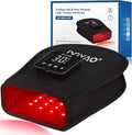 Cordless Red Light Therapy for Hand 4000mAh Rechargeable Battery Infrared Gloves LED Light Therapy Pad Device for Hands Finger Palm Home Travel Use