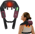 Shiatsu Neck Massager with Heat - Ideal Gift for Her,Him Cordless 4D Expert Neck Shoulder Massage for Pain Relief,Upgarded Kneading Massager for Muscle Relaxation