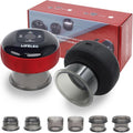 LIFELEC Smart Cupping Therapy Set - 6 Cups (Large/Press/Move), 12-Level Heat & Suction, Smart Red Light Therapy - Dual Massagers for Simultaneous Use - 2 Pack Set for Athletes, Fitness, Pain Relief
