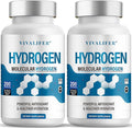 Hydrogen Tablets for Drinking Water | 8 PPM Molecular H2 Tablets with Magnesium | Supports Energy, Metabolism & Brain Function | 240 Tablets, Non-GMO, Gluten Free