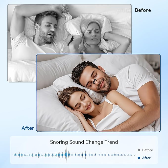 Nasal Strips for Snoring,Extra Strength Snoring Solution Nose Strips for Breathing,Sports, Sleep,Dark Black,30PCS