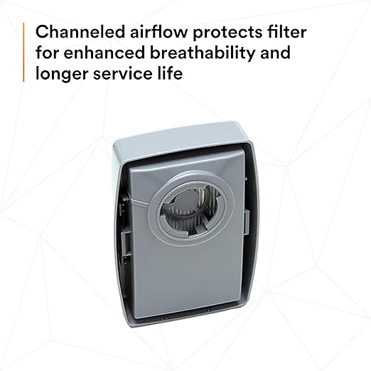 3M P100 Respirator Filter 7093B, 1 Pair, Helps Protect Against Oil and Non-Oil Based Particulates, Asbestos, Mold, Silica, Grinding, Sanding, Welding