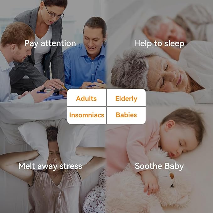 White Noise Sound Machine: Sunrise Alarm Clock for Gentle Wake Up - 30 Soothing Sounds, Adjustable Volume & Night Light, Timer - Easy to Sleep, Relax, Focus
