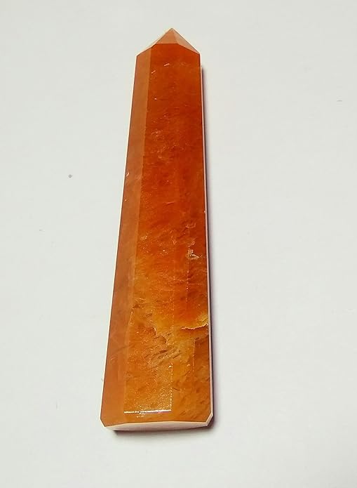 WholesaleGemShop 3 Inch Gemstones Obelisk Tower Jumbo Facet Aura Rock Crystal Natural Polished Earth Wand Spirit