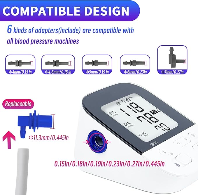 Child Extra Small Cuff Compatible with Most BP Monitors 4”-8” Inches (10-20CM) Blood Pressure Cuff ARM BP Replacement Cuff for Pediatric (Extra Small)