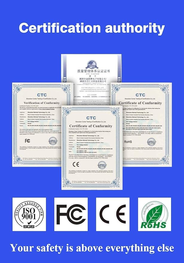 Natural Gas Detector, Plug-in Propane Gas Detector for Home & RV, Gas Leak Detector for LNG, LPG, Methane