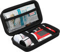 BOVKE Diabetic Supplies Case, Diabetes Travel Bag for Testing Kit, Blood Glucose Monitor Meters, Test Strips, Medication, Lancets, Needles, Syringes and Other Diabetic Supplies, Black