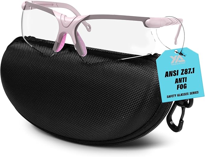 xaegistac Shooting Glasses with Case Anti Fog Hunting Safety Glasses for Adults