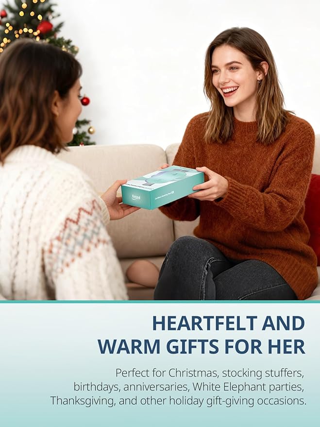 Slimpal Portable Heating Pad for Period Cramps, Electric Cordless Wearable Heat Pad for Menstrual Cramps Relief, 3 Timer Auto Off Setting, Stocking Stuffers Christmas Gifts Her Women Girl, Light Grey