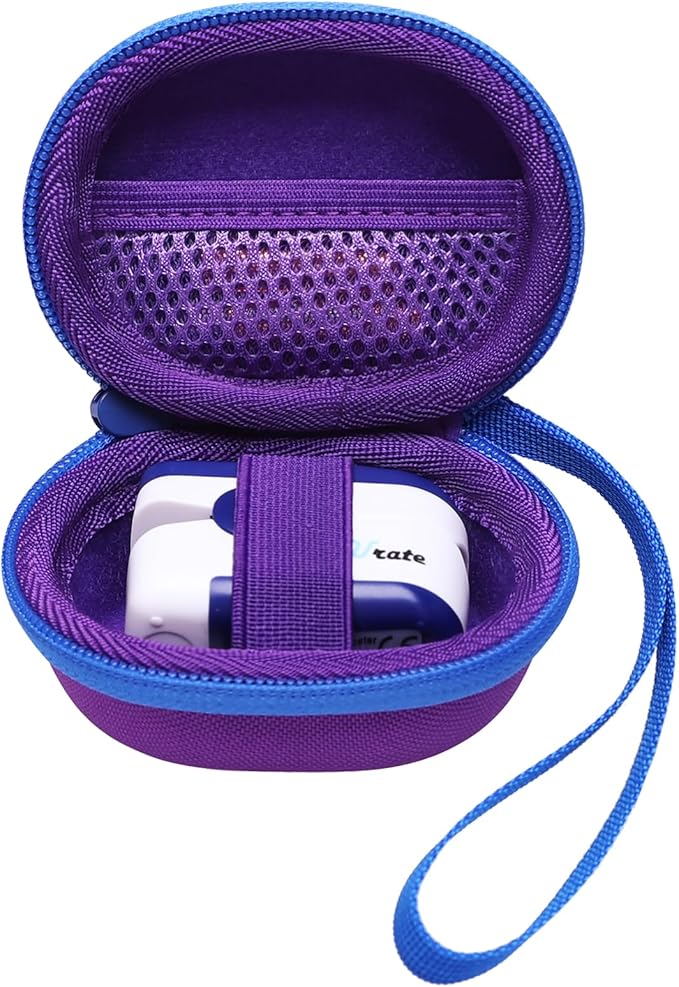 Purple Pulse Oximeter Case for Zacurate, Innovo, Vibeat, iHealth, Santamedical, Children Fingertip Pulse Oximeter Blood Oxygen Saturation Monitor (Case Only)