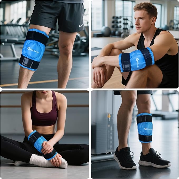 Ice Pack for Knee Pain Relief, Cold Compression Therapy, 2 Pack