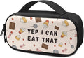 Rnyleeg Chocolate Sweet Food Insulin Bag for Kids Small Diabetic Bags for Supplies Insulin Cooler Travel Case for Daily Life Trip Easy to Carry