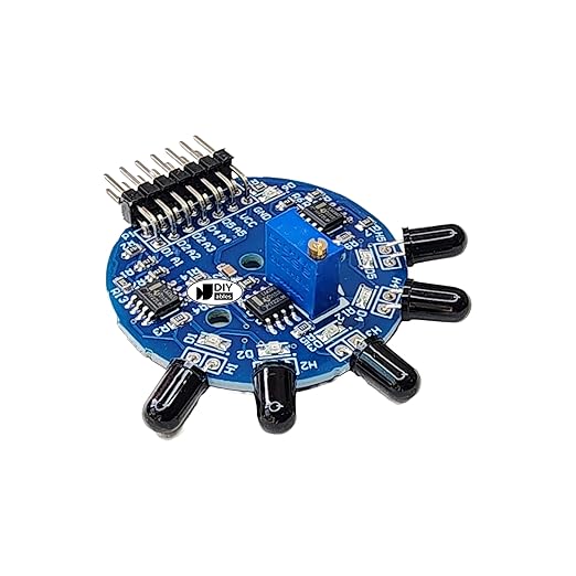 Infrared Flame Sensor Module 5 in 1 Fire Detection Sensor with Analog and Digital Output Adjustable Sensitivity Compatible with Arduino ESP32 ESP8266 Raspberry Pi DIY Electronics Projects, 3 Sets
