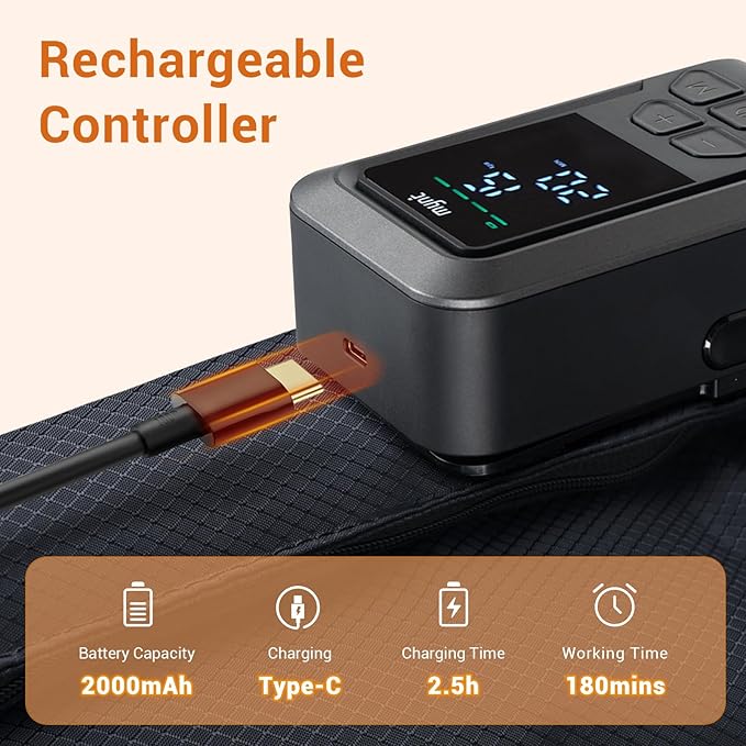 Mynt Full Leg Air Compression Massager, Sequential Cordless Compress Therapy Machine for Circulation Pain Relief, Rechargeable Leg Massage Recovery System with Multiple Modes & Intensities for Athlete