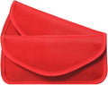 Faraday Key Fob Protector (2 Pack), Premium Faraday Bag/Pouch, Car Key Signal Blocker, Signal Blocking Bag for Cell Phone Privacy P (Red)