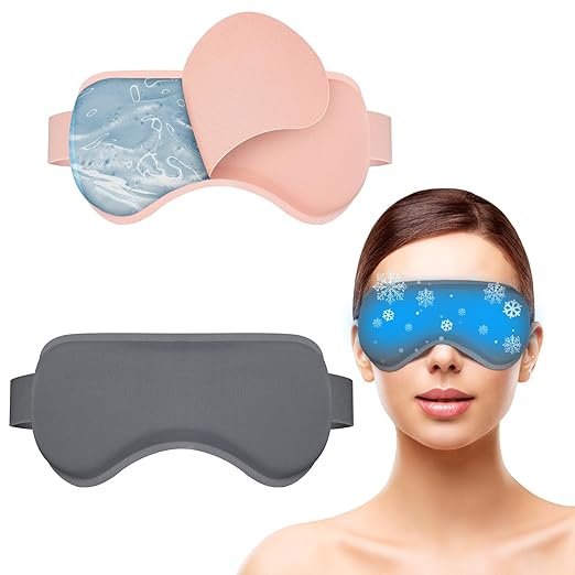 Product Image Full Finger Arthritis Ice Glove for Men&Women and 2Pack Gel Cooling Eye Mask, Reusable Cold Eye Masks for Sleep Hot&Cold Therapy Compress Ice Pads for Puffiness