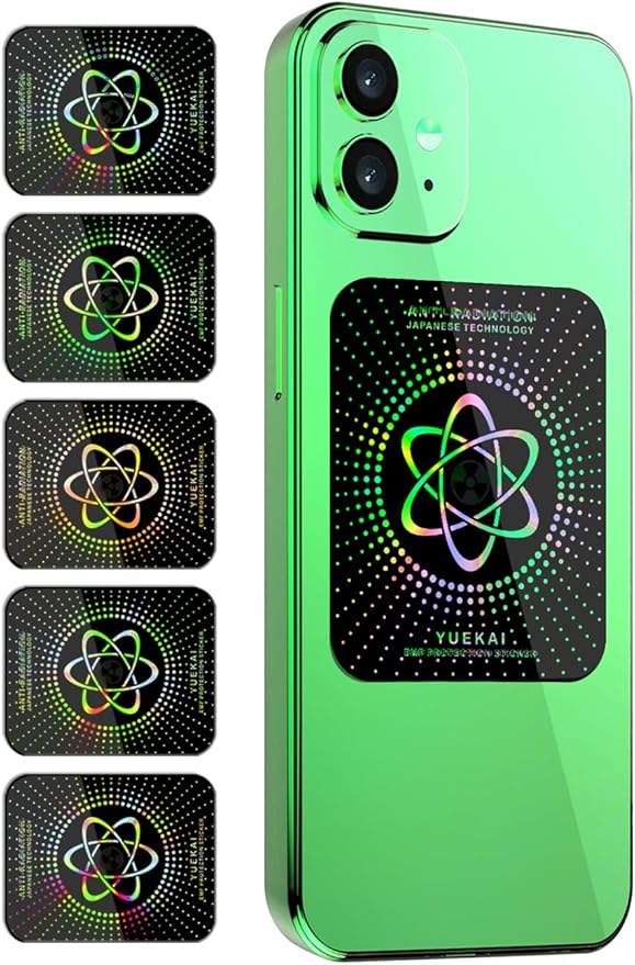 Stickers for Cell Phones/Laptops/Tablets/All Devices, [Reusable], Healthy and Stylish, Suitable for Anyone, 2.4 x 2.0 x 0.02 inches - (5 Pcs)