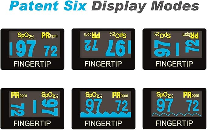 Santamedical Generation 2 Fingertip Pulse Oximeter Oximetry Blood Oxygen Saturation Monitor with Batteries and Lanyard