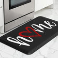 HappyTrends Kitchen Mat Cushioned Anti-Fatigue Rug Non-Slip Kitchen Rugs Stain Resistant Ergonomic Comfort Mat for Floor, Office, Sink, Laundry (17.3"x 28", Black)