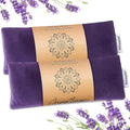 Weighted Eye Mask for Sleep, Yoga, Meditation, Lavender Eye Pillow Heated for Headache, Sinus, Dry Eyes Relief, Moist Heat Mask Purple Relaxation Gifts for Women (Purple)