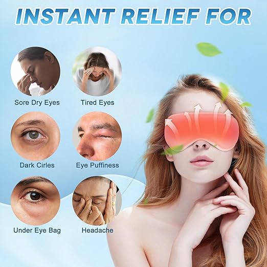 Product Image Full Finger Arthritis Ice Glove for Men&Women and 2Pack Gel Cooling Eye Mask, Reusable Cold Eye Masks for Sleep Hot&Cold Therapy Compress Ice Pads for Puffiness
