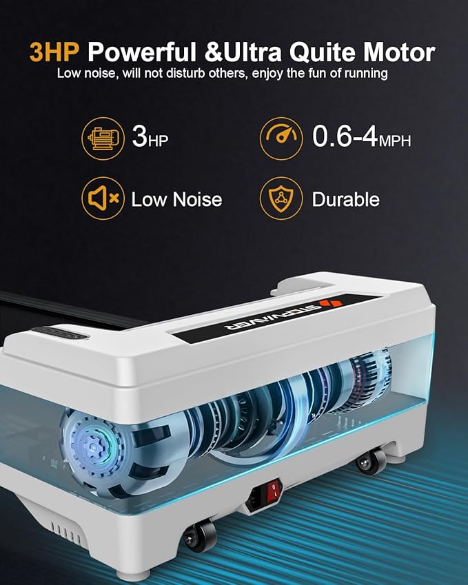 3HP Walking Pad Treadmill with 9% 5-Level Auto Incline, 360 lbs Capacity & Big LED Screen Under Desk Treadmill with Hike/Jog/Run Mode, Compact Treadmills for Home Small/Office,Assembly Free,Wider Belt