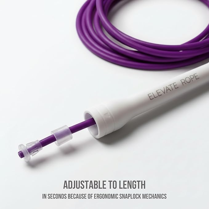 Elevate Rope Professional Beaded Jump Rope - 3m Adjustable, Quality Beads & Poly Cord - For Freestyle, Cardio & Tricks - All Levels & Indoor/Outdoor Use