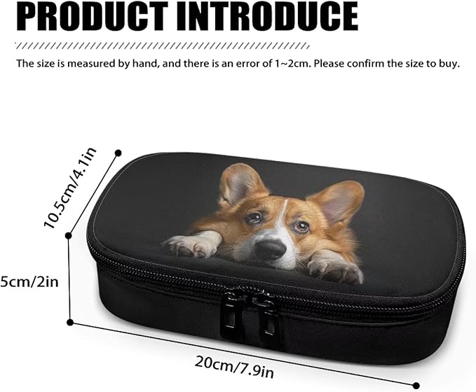 Corgi Dog Insulin Cooler Travel Case with Side Handle Diabetic Insulated Organizer Lightweight Cooling Travel Bag for Insulin Pen and Medication Diabetic Supplies