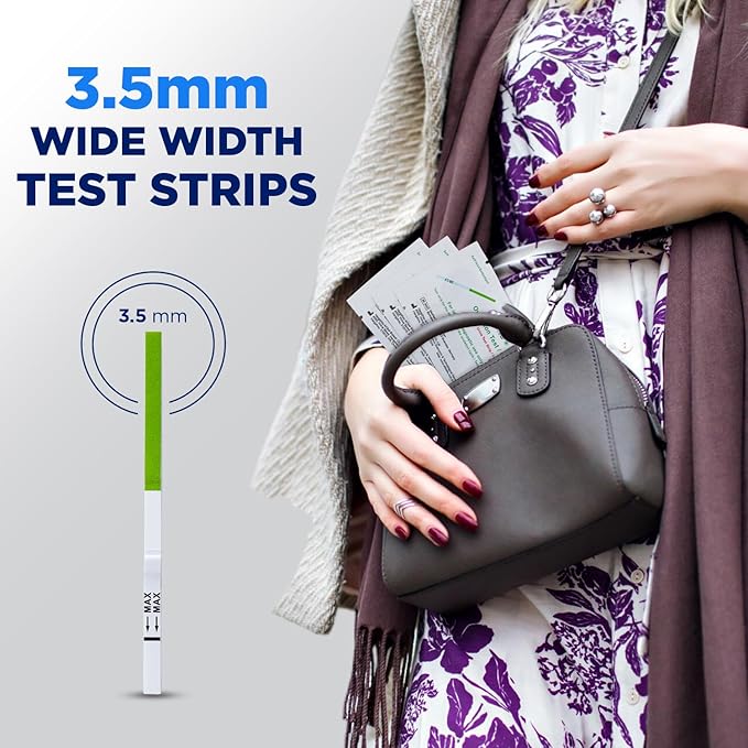One Step 20 x Ovulation Strips 20miu/ml Test Kit Sensitive Fertility Predictor Testing Sticks (Wide Width)