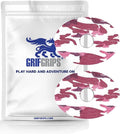 GrifGrips Oval CGM Adhesive Patches — CGM Covers Sensor Patch Overpatch Compatible for Libre 2/3, Guardian 4, Enlite Sensor - Original Adhesive Pack of 15 - Pink Camo