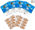 Bleep Eclipse Halos C Pap Mask-Free Interface, Strapless Sleep Apnea CPAP Nose Mask with 128 MagSeal Ports, Leak-Free Adhesive, BPA-Free, Supplies & Accessories, 32 Count, USA-Made (Pack of 4)