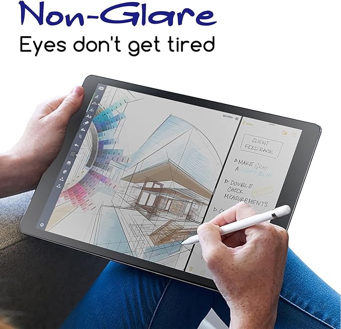 KEANBOLL 2 PCS Paper Screen Protector for Fire HD 8/HD 8 Plus Tablet 8-inch (10th&12th Generation,2020&2022 Released) Anti Glare Matte & Writing Like On Paper