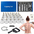 Cupping Set, 32 Cups Cupping Kit for Massage Therapy, Professional Chinese Therapy Set for Back Massage, Pain Relief